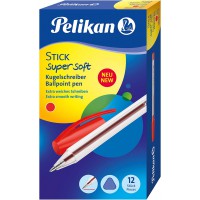 Pelikan Stylo à bille STICK super soft, rouge