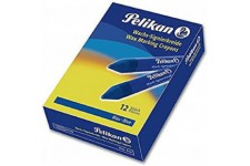Lot de 12 : Pelikan Crayons de cire à marquer 772, bleu, diamètre: 12 mm