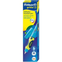 Pelikan Stylo plume griffix Neon Fresh Blue, pour gauchers