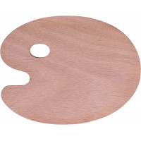 Marabu Palette pour mélanger des couleurs, en bois, ovale