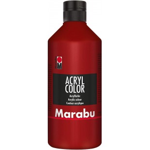 Marabu Peinture acrylique Acryl Color, 500 ml, rubis 038