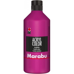 Marabu Peinture acrylique Acryl Color, 500 ml, magenta 014
