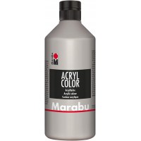 Marabu Peinture acrylique Acryl Color, 500 ml, argent 082