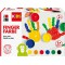 Marabu KIDS Gouache aux doigts, 35 ml, set de 6, assorti