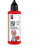 Marabu Peinture pour textile Sock Stop, 90 ml, rouge