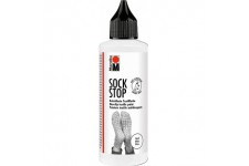 Marabu Peinture pour textile Sock Stop, 90 ml, blanc