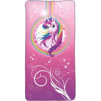 ROTH Serviette de bain pour enfants 'Licorne', 600 x 1.200mm