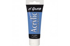 KREUL Peinture acrylique el Greco, tube 75 ml, bleu clair
