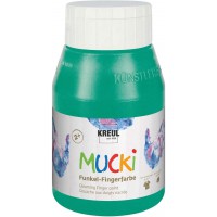 KREUL Gouache aux doigts nacrée 'MUCKI' vert émeraude