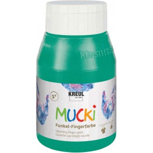 KREUL Gouache aux doigts nacrée 'MUCKI' vert émeraude