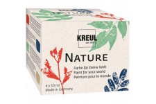 KREUL Peinture créative Nature, set de 4 x 50 ml