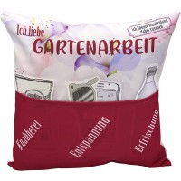 Hergo 8758 Coussin D'Extérieur Avec Poches 43 X 43 Cm