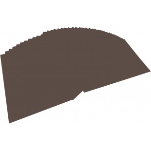 folia Carton de bricolage, A4, 300 g/m2, marron foncé