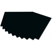 folia Carton de bricolage, (L)500 x (H)700 mm, noir