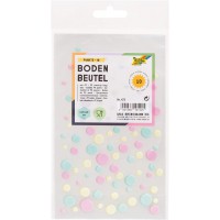 folia Sachet à fond plat 'Pois', dimensions: (L)115x(H)190mm