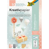 folia Papier créatif 'Pastilles en velours', 240 x 340 mm