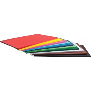 folia Carton de bricolage, A2, 160 g/m2, lisse, assorti