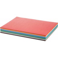 folia Carton de bricolage, A3, 160 g/m2, lisse, assorti