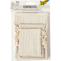 folia Sachet en tissu avec impression de motif, 3 tailles