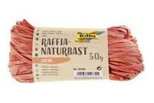 folia Raphia naturel, 50 g, saumon