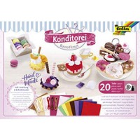 folia Kit pour bricolage en feutrine 'Konditorei', assorti