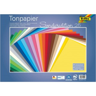 folia Papier teinté, (L)500 x (H)700 mm, 130 g/m2, assorti