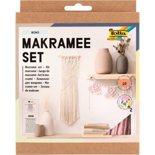 folia Kit macramé BOHO, 10 pièces