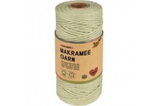 folia Fil de macramé SOFT GREEN, longueur: 100 m