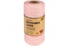 folia Fil de macramé MISTY ROSE, longueur: 100 m