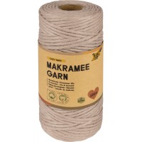 folia Fil de macramé COZY TAUPE, longueur: 100 m