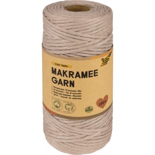 folia Fil de macramé COZY TAUPE, longueur: 100 m