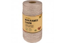 folia Fil de macramé COZY TAUPE, longueur: 100 m