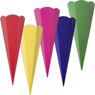 Lot De 5 Sacs D'Écolier Vierges - 400 G/M - 68 Cm - Jaune