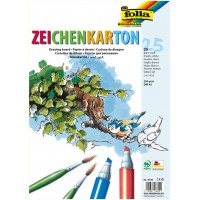 folia Feuille de carton à dessin, A3, 200 g/m2, blanc