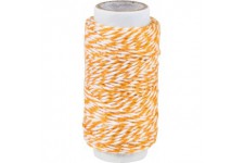 Knorr Prandell Ficelle Déco/Cordon Déco, 20 M, Orange Noir