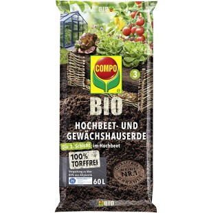 Terreau Biologique Pour Semis Surélevé Et Serres 60 L