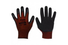 Bradas Gants de travail Flash Grip RED, noir/rouge, L