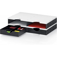 styro Station de classement styrodoc duo, 4 compartiments,