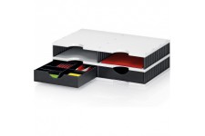 styro Station de classement styrodoc duo, 4 compartiments,