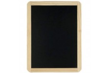 Lot de 2 : Wonday Ardoise en bois, uni, (l)400 x (H)600 mm, noir