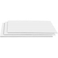 Lot de 25 : Wonday Carton mousse, dimensions: (L)500 x (P)650 mm, blanc