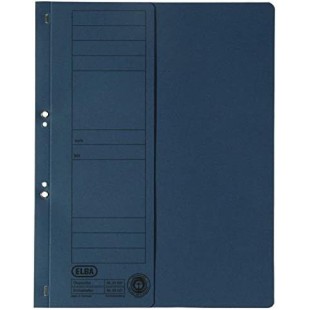Lot de 50 : ELBA Chemise à oeillets en carton, bleu, Classement