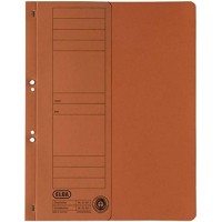 Lot de 50 : ELBA Chemise à oeillets en carton, orange, Classement