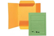 Lot de 25 : ELBA sous-dossier en carton manille, A4, jaune