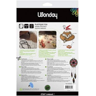 Wonday Plastique fou, (L)200 x (H)300 mm, 7 feuilles