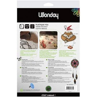 Wonday Plastique fou, (L)200 x(H)300 mm, 3 feuilles