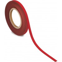 MAUL Ruban magnétique, 10 mm x 10 m, épaisseur: 1 mm, rouge