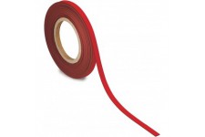 MAUL Ruban magnétique, 10 mm x 10 m, épaisseur: 1 mm, rouge