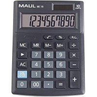 MAUL Calculatrice de bureau MC 10, 10 chiffres, noir