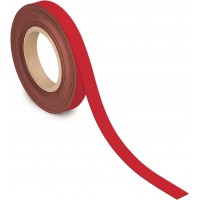 MAUL Ruban magnétique, 20 mm x 10 m, épaisseur: 1 mm, rouge